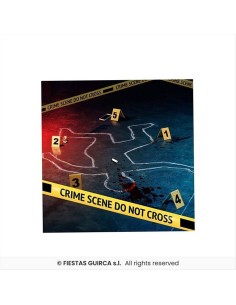 Set Scena del Crimine - Nastro 9m e Numeri Identificativi 🕵️‍♂️🩸