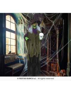 Strega Maledetta con Teschio H165cm – Animata con Luci, Suoni e Movime 2