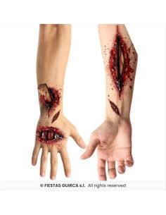 Tatuaggi Ferite Aperte - Set 5pz per Halloween Horror 🩸👻