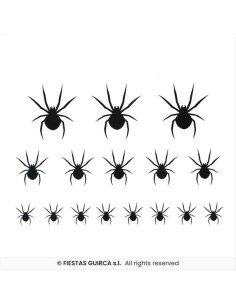 Tatuaggi Ragni – Set 2 Fogli (16pz) per Halloween 🕷️🎃 2
