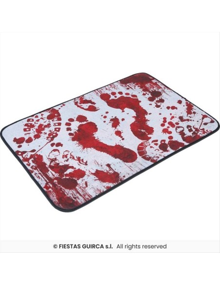 Zerbino Orme Insanguinate 60x40cm - Ingresso Horror