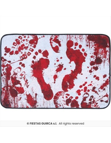 Zerbino Orme Insanguinate 60x40cm - Ingresso Horror