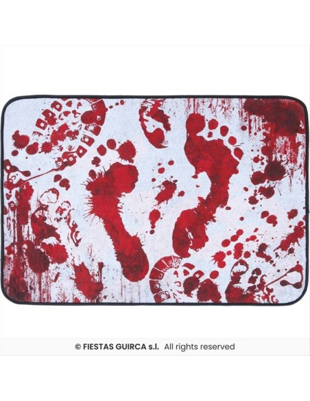 Zerbino Orme Insanguinate 60x40cm - Ingresso Horror