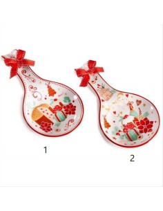 Poggiamestolo Natalizio con Dolcetti in Rilievo 🎅🍪 2 varianti