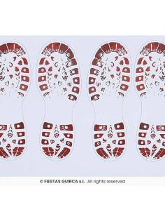 Adesivi Impronte Stivali Insanguinati 2pz – Decorazioni Halloween 🩸👣 2