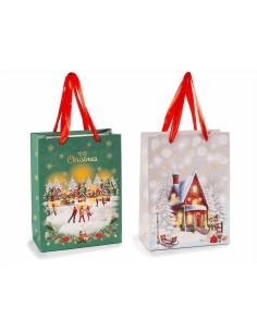 Busta grande Paesaggi Natalizi 🎄 - 2 Varianti, 18x8,5x24 cm