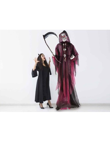 Tristo Mietitore con Luci e Suoni H230cm 💀🌑 Halloween 🎃👀