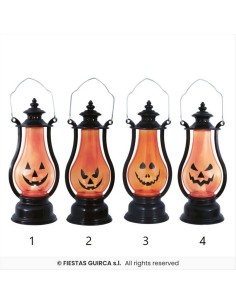 Lanterna Zucca con Luce 16cm – Decorazione Halloween 🎃✨ 2