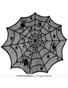 Tovaglia Ragnatela 100cm in PVC - Decorazione Tavola Halloween 🕸️👻 2