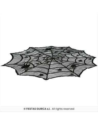 Tovaglia Ragnatela 100cm in PVC - Decorazione Tavola Halloween 🕸️👻