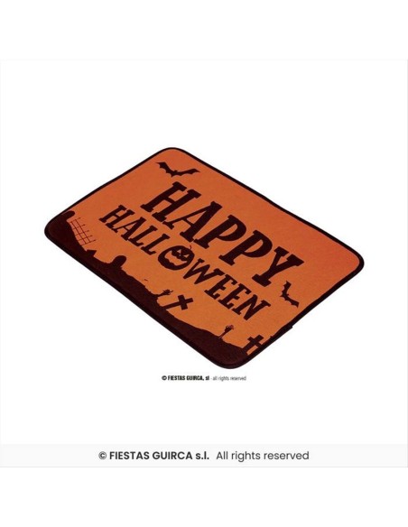 Tappeto Happy Halloween 60x40cm – Decorazione da Ingresso 🎃👻