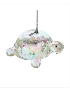 Decorazione 3D Tartaruga Iridescente H7cm in Acrilico