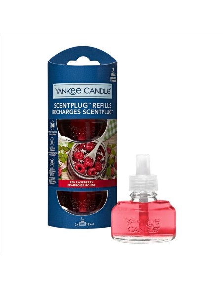 RED RASPBERRY Ricarica per diffusore Scentplug 2pz Yankee Candle