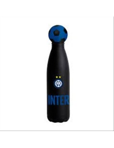 Bottiglia termica INTER Seven 500ml in acciaio con tappo 3D ⚽💙🖤