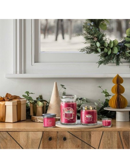 Yankee Candle Santa on Skis Signature 368g candela media 2 stoppini 🎅