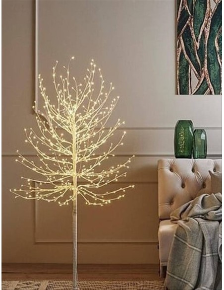 EDG Albero Faggio con 900 LED H180xD75cm Albero Luminoso Natalizio ✨