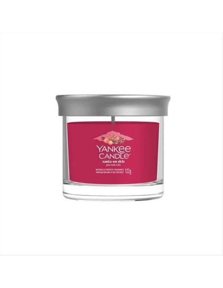Yankee Candle Santa on Skis Signature 122g candela piccola 1 stoppino 