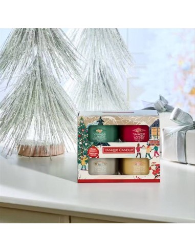 Yankee Candle Natale 25 Set 4 Votive Signature 37g 🎄✨