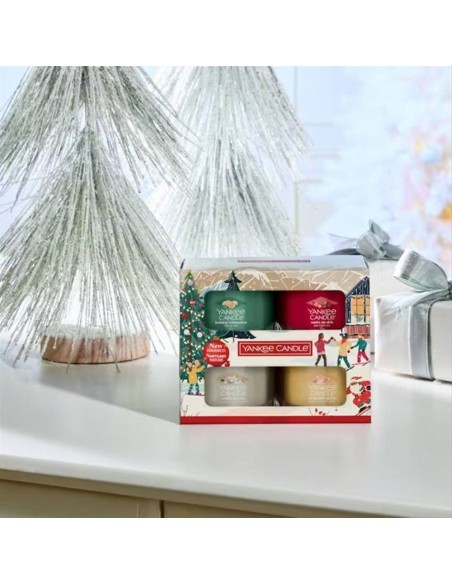 Yankee Candle Natale 25 Set 4 Votive Signature 37g 🎄✨