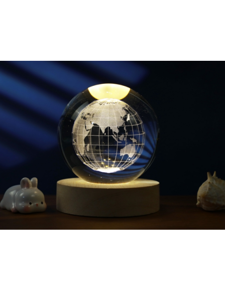 iTOTAL Lampada Sfera Mondo – Globo LED Decorativo in 3 Misure