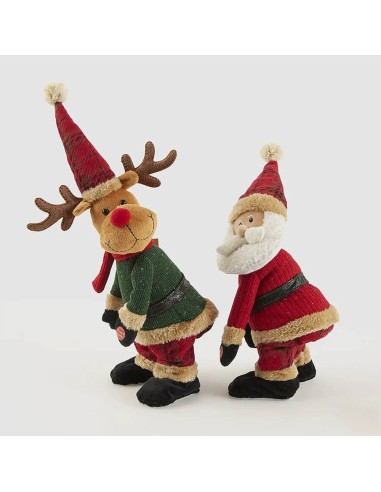 Babbo Natale o Renna che Twerka H38cm con Musica e Movimento EDG 🎶