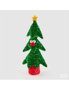 Albero di Natale con Vaso Danzante H43cm con Musica e Movimento EDG 🎶