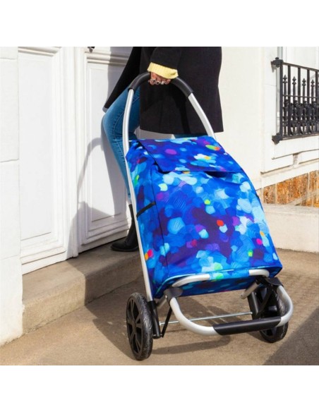 Trolley per la spesa BLU PALETTE