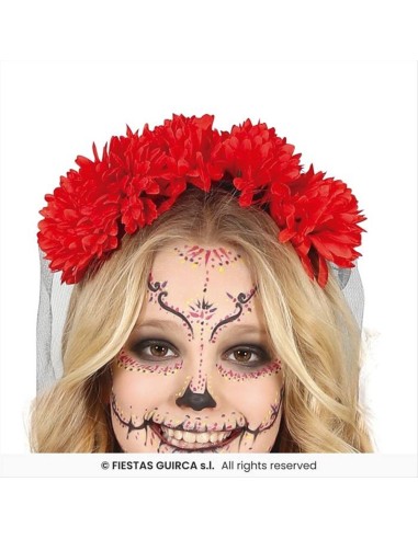 Costume Catrina Messicana Bambina - Taglie 3-12 Anni