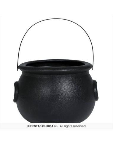 Cestino Calderone 16x20cm in PVC Nero