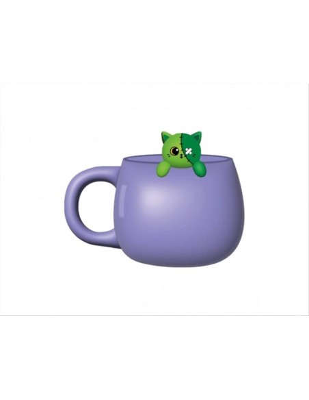 Tazza in ceramica KITTENSTEIN 3D Gatto Zombie 470ml