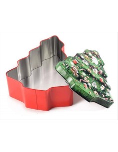 Scatola Natalizia in Latta - Scegli tra l'Albero, Babbo Natale o l'Ors 2