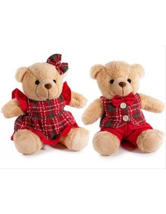 Orsetto natalizio in peluche con vestito scozzese - 2 varianti 🧸🎄