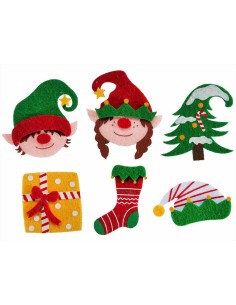 Chiudipacco biadesivo Elfi - 6 varianti (Espo)