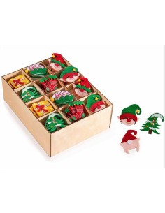 Chiudipacco biadesivo Elfi - 6 varianti (Espo) 2