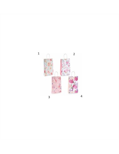 Busta regalo floreale - grande -  4 modelli  | Diamante Rosa