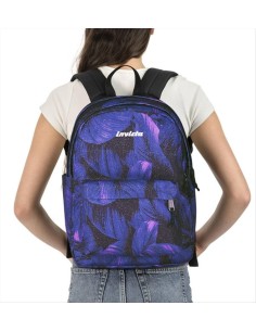 Zaino viola glitter Invicta realizzato con 28 bottiglie riciclate! Pra 2