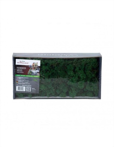 Muschio Lichene Verde Scuro 500g My Village™ MYD51 - Decorazioni per V