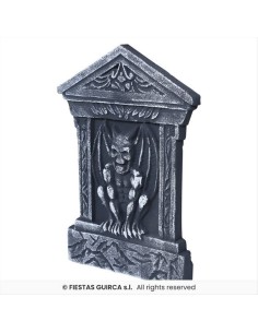 Lapide Gargoyle 52x35cm - Decorazione Cimitero Halloween 🪦👻