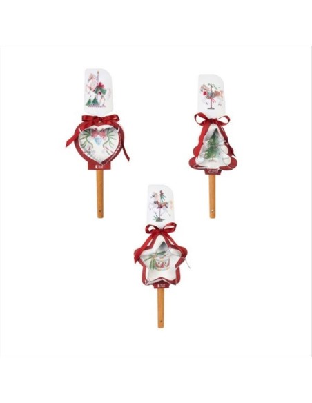 Set Spatola e Stampino 2pz Natalizio – 3 varianti -  Collezione La Gio