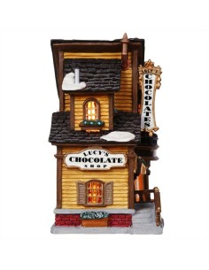 Lucy's Chocolate Shop con adattatore 44338 Lemax 2
