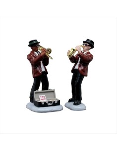 Jazz Duo Set 2pz 52523 Lemax โ Figurine Musicali Natalizie ๐ท๐