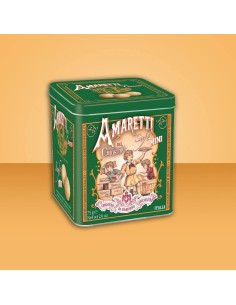 Amaretti Mini Morbidi Chiostro di Saronno 75g - Cube Tin Elegante Senz 2