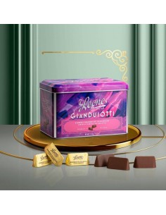 Latta Regalo con Gianduiotti Leone 150g – Gianduia di Nocciole Vegan E