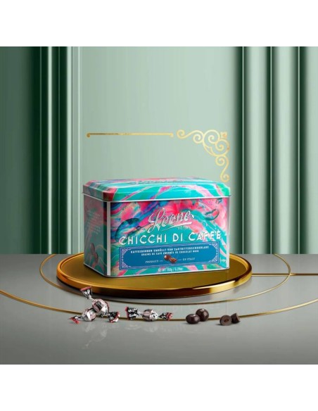 Latta Regalo con Chicchi di Caffè Leone 150g – Raffinatezza e Energia 