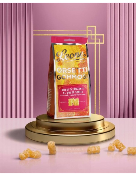 Orsetti Gommosi Leone Spritz 100g – Gusto Aperitivo Analcolico in Sacc