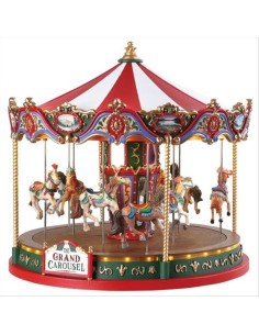 The Grand Carousel 84349 Lemax – Giostra Vittoriana 🎠✨ con Musica e L