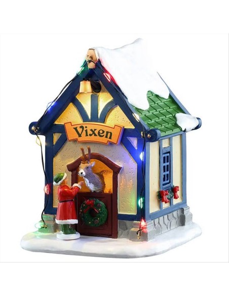 Vixen's Den 54566 Lemax – Rifugio Natalizio Illuminato 🦌🎄