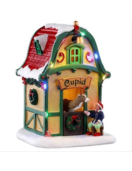 Cupid's Den 54565 Lemax – Rifugio di Cupido Illuminato 🎯❤️
