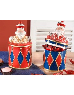 Barattolo natalizio in ceramica Schiaccianoci - H22 cm - 2 varianti 🎅 2