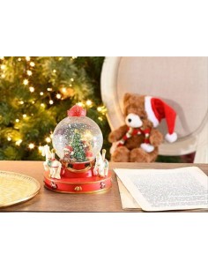 Palla di neve Carosello natalizio in resina - D11 cm 🎠❄️ 2